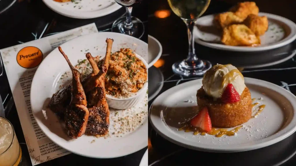 Full Provare Chicago Menu with Prices