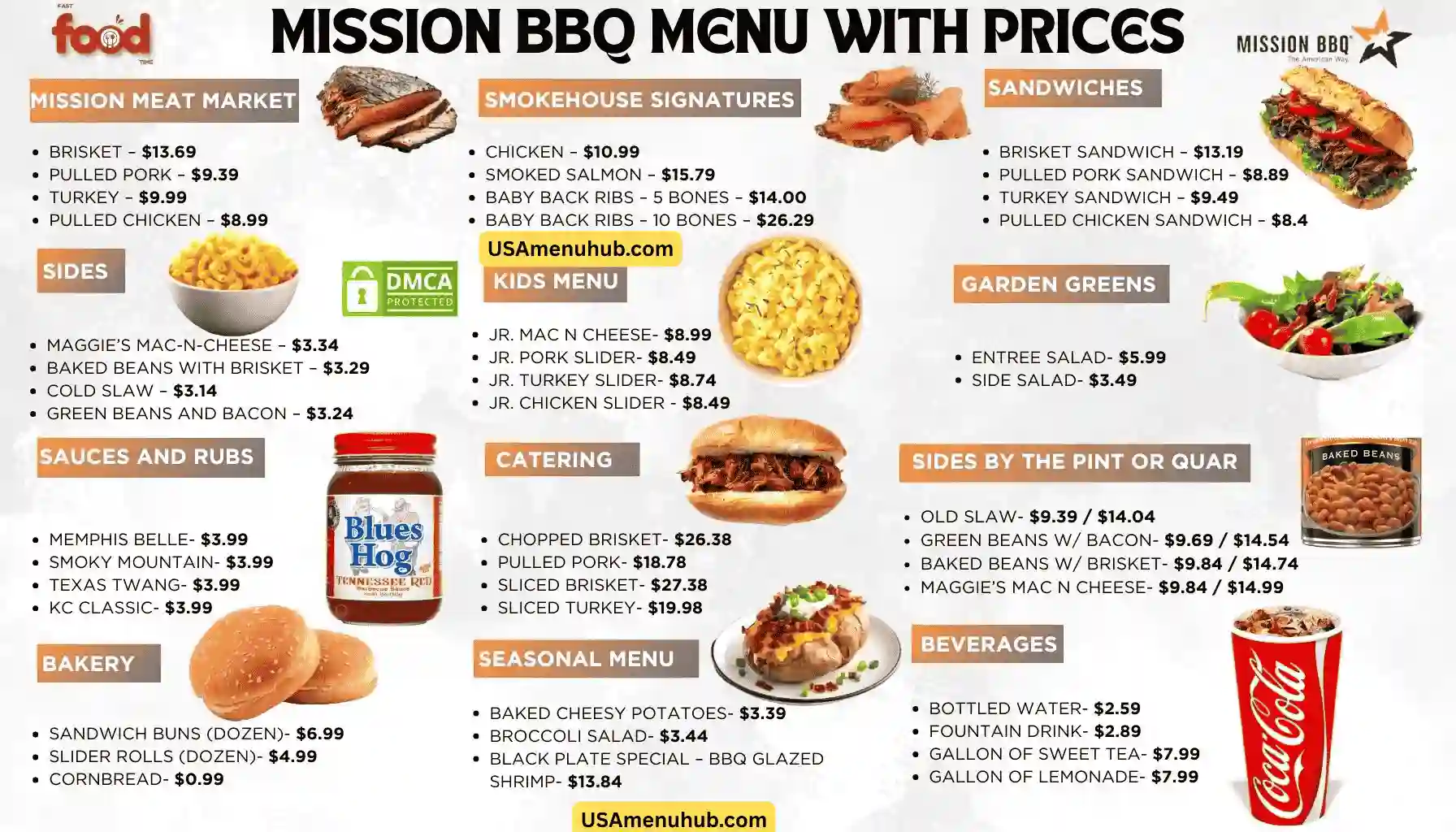 Mission BBQ Menu 2025