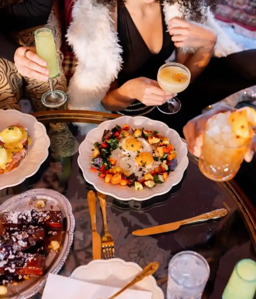 White Limozeen Brunch Menu