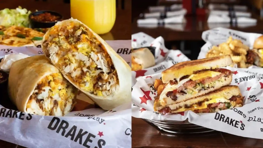 Full Drakes Menu with Prices