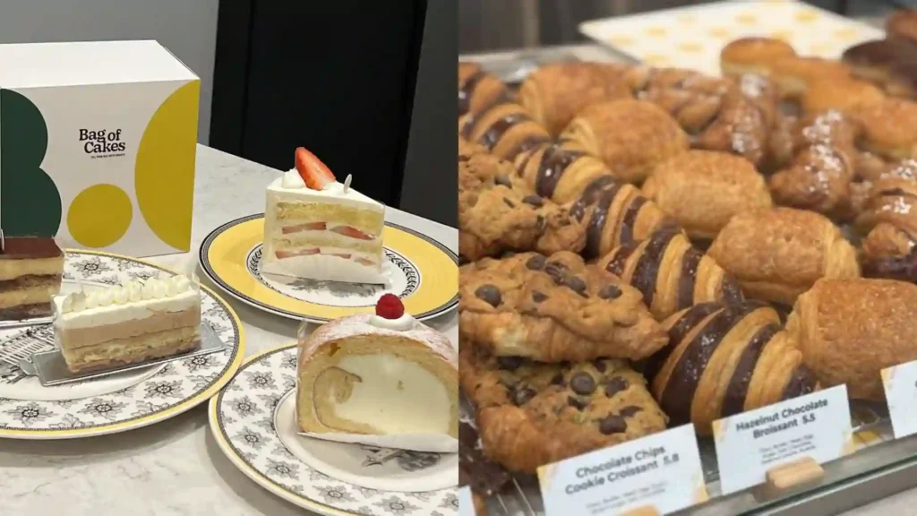 Bag of Cakes menu with Prices