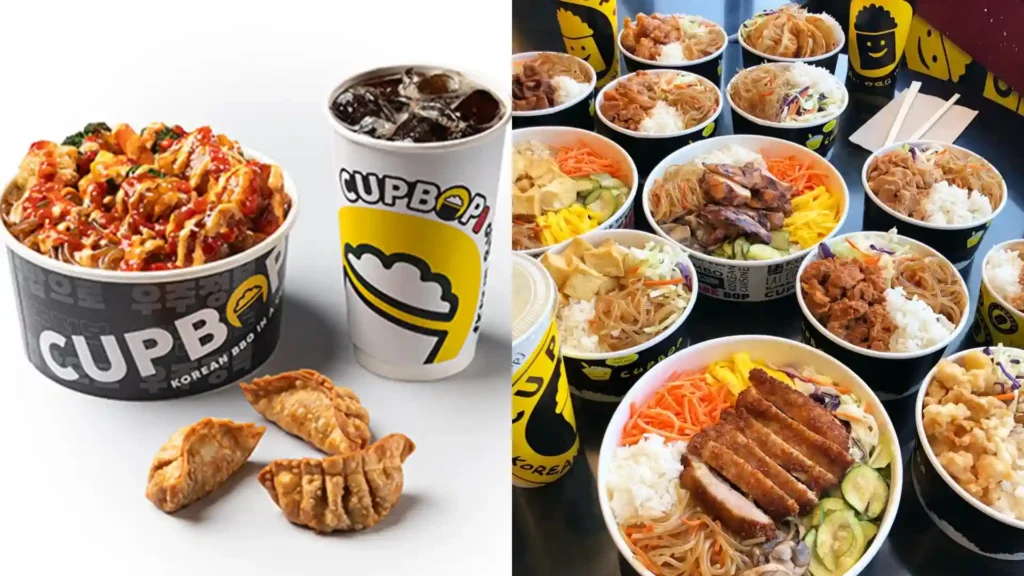 Cupbop menu with prices