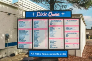 Dixie Queen Menu