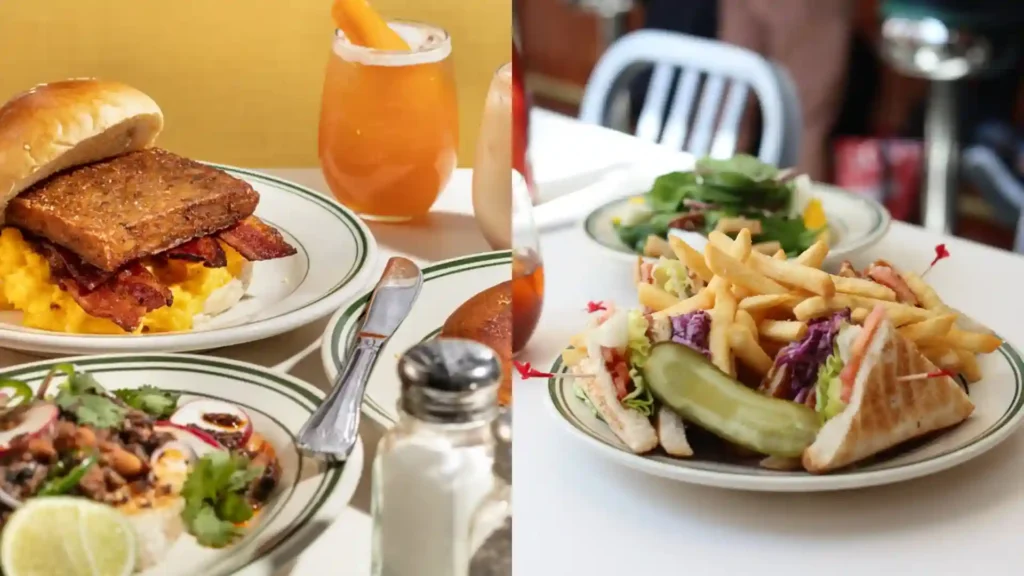 Golden Diner Menu with Prices