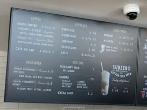 Merit Coffee Menu
