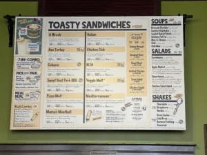 Potbelly Menu