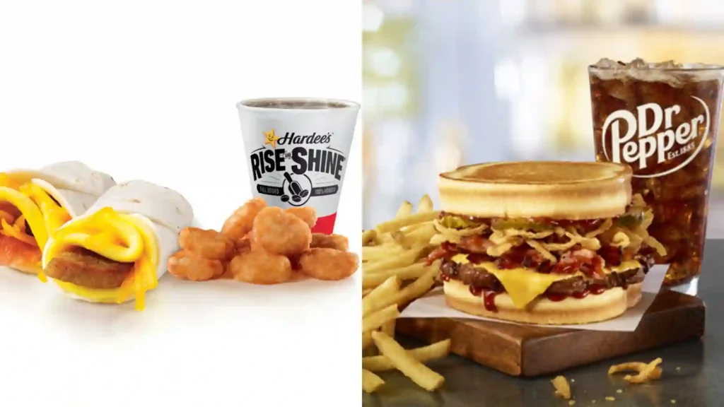 Hardee's menu with prices